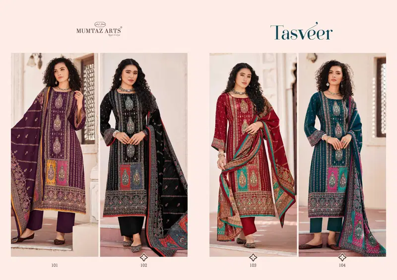 Tasveer By Mumtaz Viscose Digital Printed Dress Material Orders In India
